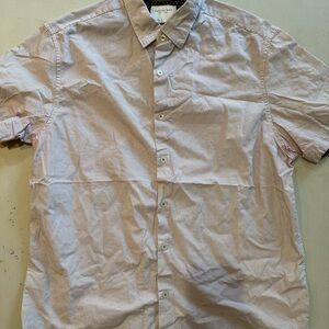 Men's Red Patterned Shirt